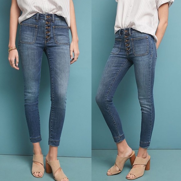 Anthropologie Denim - High Rise Denim Legging Anthropology